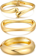 Chunky Gold Stackable Bangles