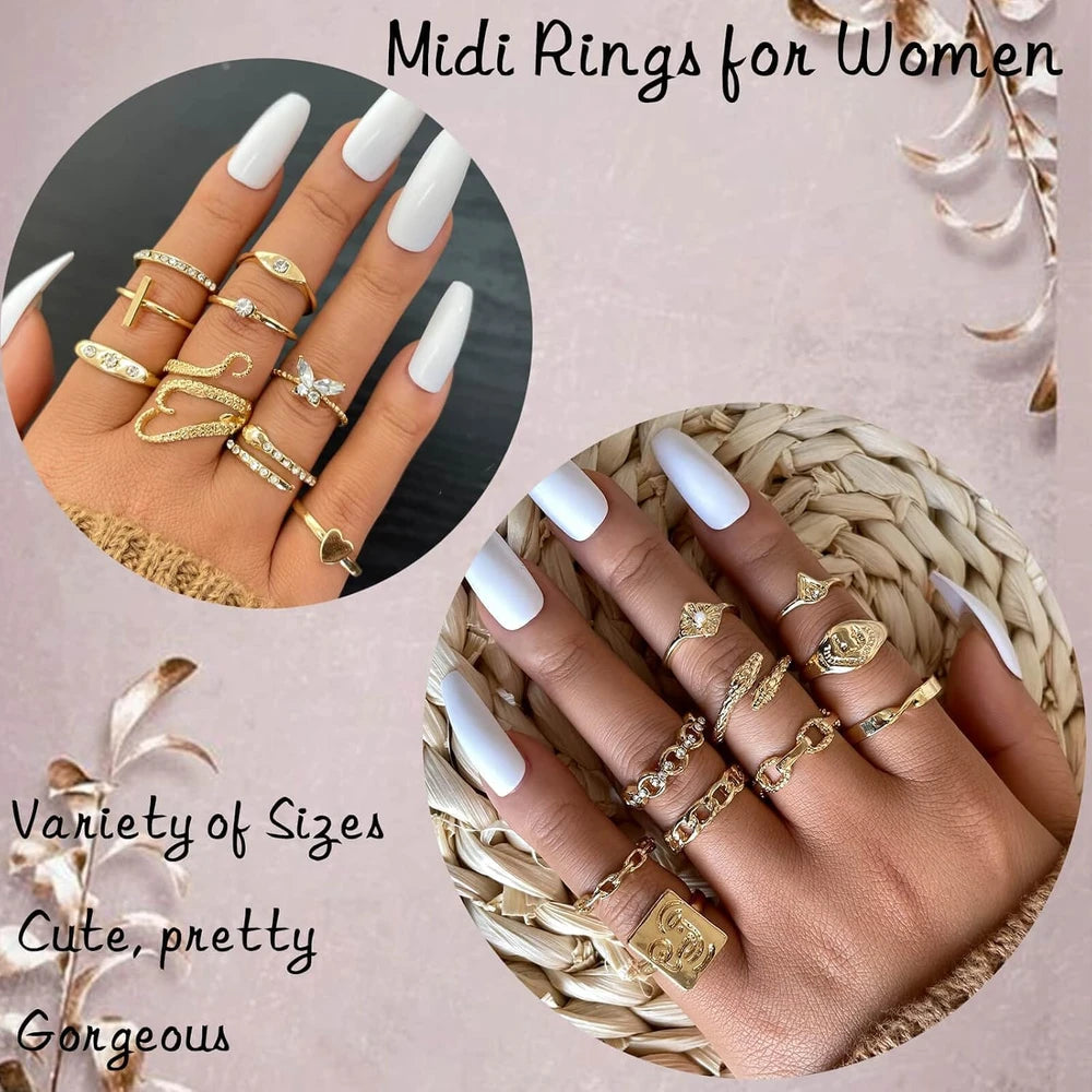 Vintage Stackable Ring Set