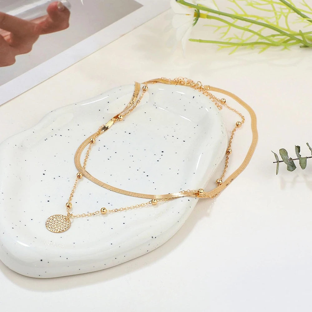 Contemporary Gold Jewelry Set