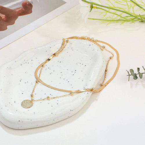 Contemporary Gold Jewelry Set