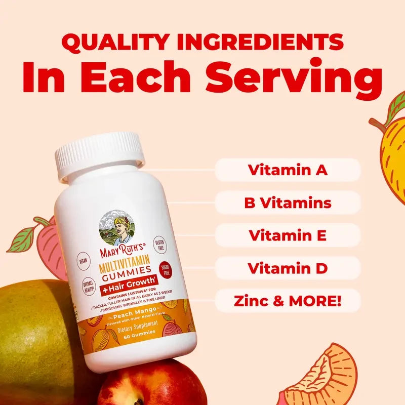 MaryRuths Multivitamin Hair Growth Gummies